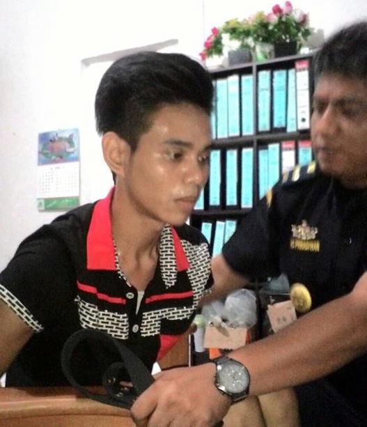 Seorang Pria Penyelundup Sabu Mengamuk di Pelabuhan Feri Internasional Tanjungbalai Karimun