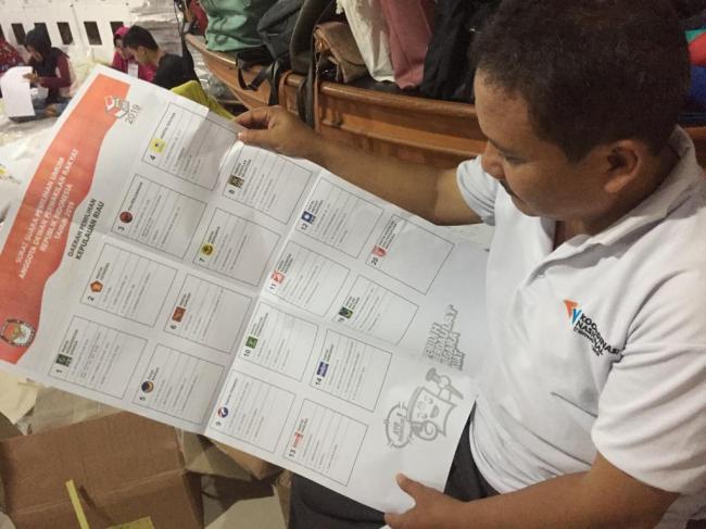 1.765 Surat Suara Rusak Akan Dikembalikan KPU Karimun 