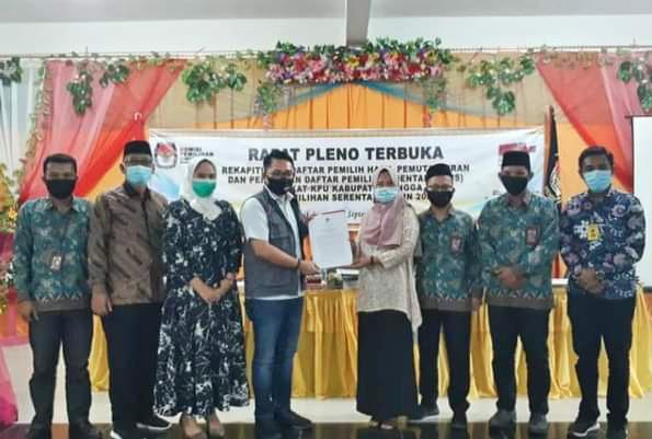 KPU Tetapkan DPS Pilkada Lingga 70.594 Orang, Singkep Terbanyak
