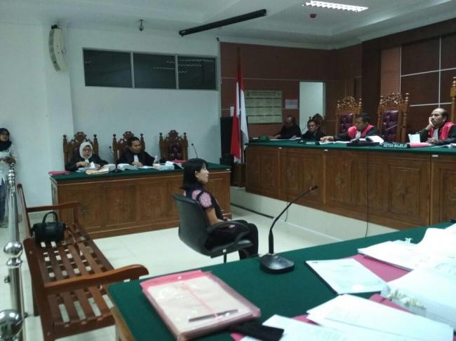 Istri Contri Candra Geram di Sidang Lanjutan BCC