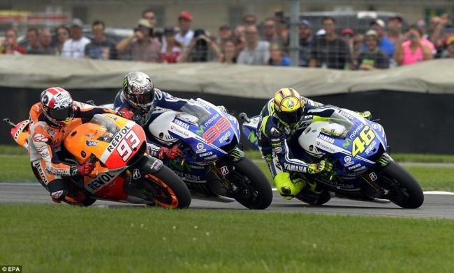 Marquez: Saya Tidak Mau Finis di Belakang Rossi dan Lorenzo