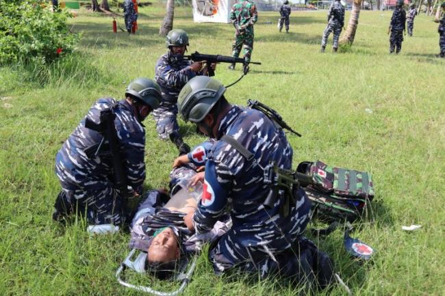 Lanal Dabo Singkep Gelar Latihan Glagaspur Pangkalan, Ini Tujuannya