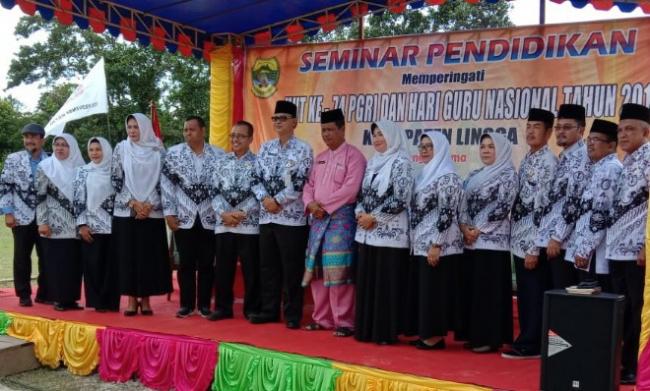 Sejumlah Kegiatan Meriahkan HUT Ke-74 PGRI di Lingga