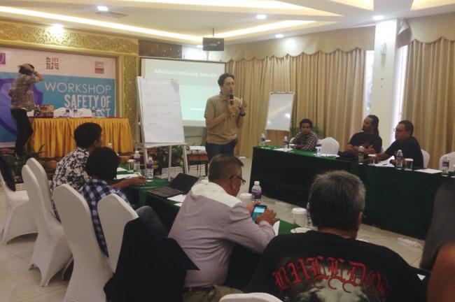 Wartawan Profesi Penuh Risiko, AJI Gelar Workshop Safety of Journalist di Batam