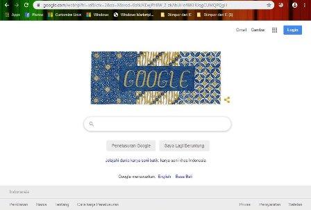  Google Doodle Rayakan Hari Batik
