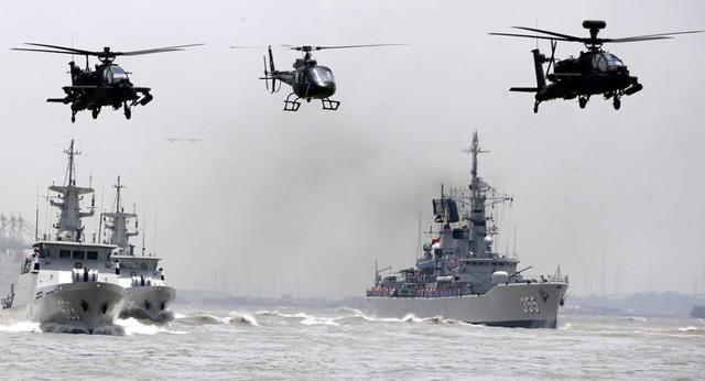 Puluhan Kapal Perang Canggih Dikerahkan ke Natuna