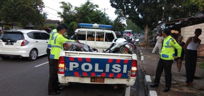 Sepeda Motor Polisi Tabrakan di Tanjungpinang, Bripda Okta Kritis
