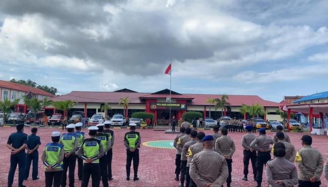 Polisi Patroli Skala Besar Pantau Prokes Perayaan Tahun Baru di Karimun
