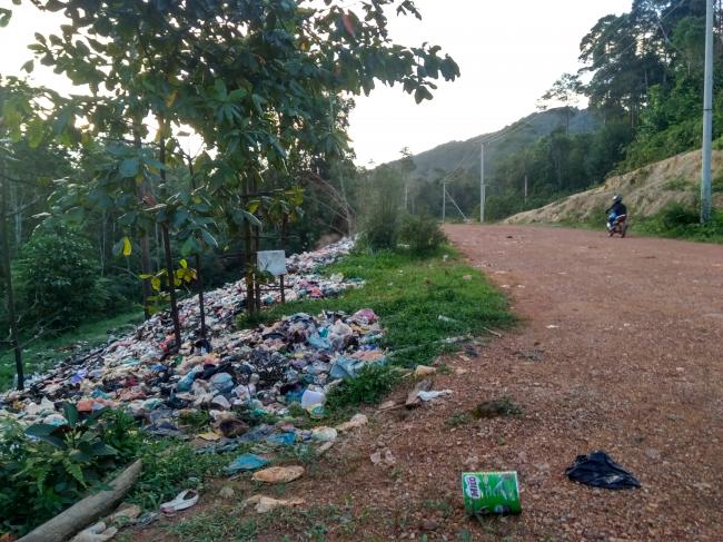 Belum Miliki TPS, Ruas Jalan Musai-Panggak Darat Jadi Lumbung Sampah