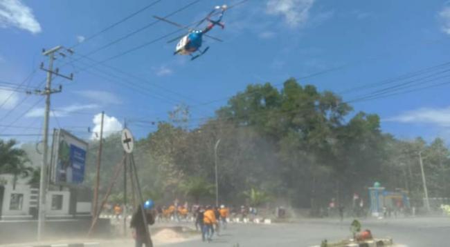 Pilot Helikopter Bubarkan Demo Mahasiswa Diperiksa Propam