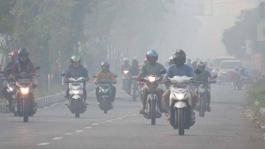 Kabut Asap Kiriman dari Riau Ganggu Penerbangan di Aceh