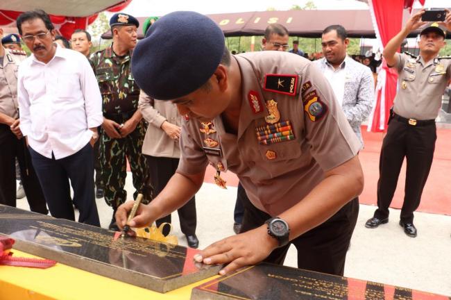 Pengusaha Bantu 2 Hektare Lahan, Kapolda Kepri Resmikan Mako dan Barak Sat Brimob 