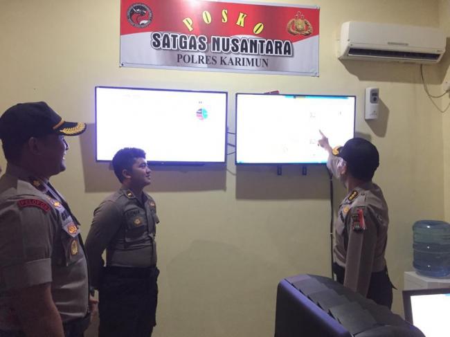 Cyber Patrol Satgas Nusantara Pantau Berita Hoaks di Karimun