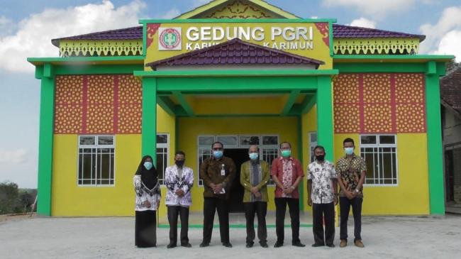 Markas Baru PGRI Karimun Senilai Rp 1,1 M Rampung, Ini Penampakannya