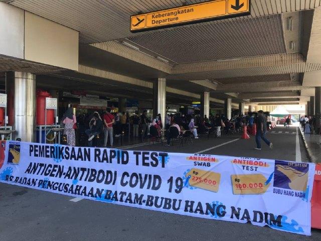Positif Corona, 6 Calon Penumpang di Hang Nadim Batam Gagal Terbang saat Hari Natal