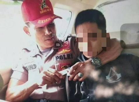 Siswa SPN Dirgantara Batam Ditangkap dan Diborgol Oknum Polisi Gara-gara Bolos
