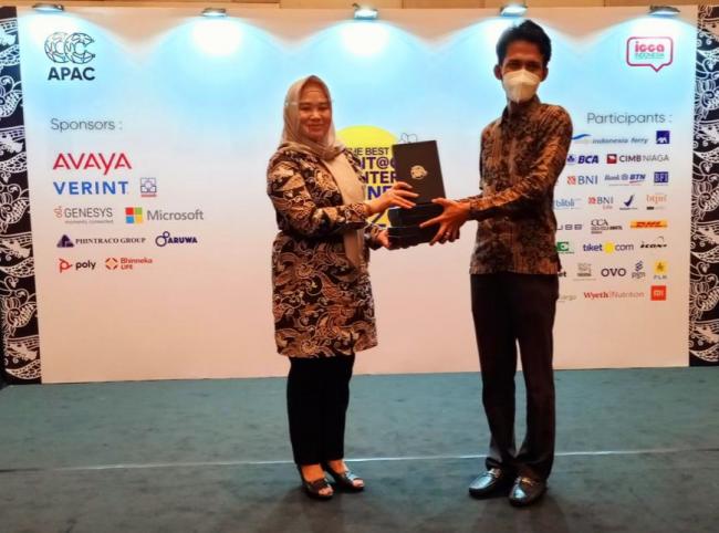 PGN Raih Runner Up 7 The Best Contact Center Indonesia 2020