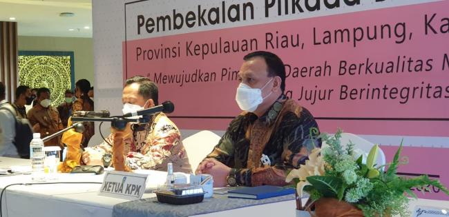 Ketua KPK Firli Ingatkan Calon Kepala Daerah Hati-hati Jika Disponsori