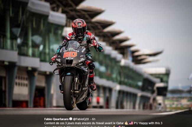 Fabio Quartararo Catat Waktu Tercepat di FP3 MotoGP Spanyol
