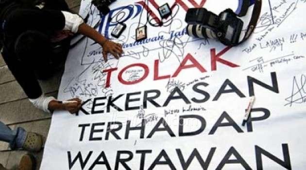 Jurnalis Melawan: Tuntut Oknum TNI AU Diproses Hukum