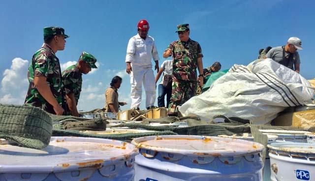 Bongkar Muatan di Takong Hiu, Kapal Mongolia Ditangkap TNI AL