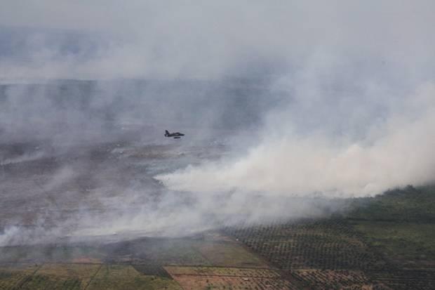 Pekanbaru dan Dumai Sudah Tertutup Kabut Asap