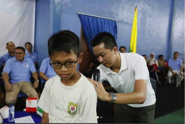 Legenda Bulutangkis Taufik Hidayat Bikin Heboh Batam Ogura Student Badminton Championship 