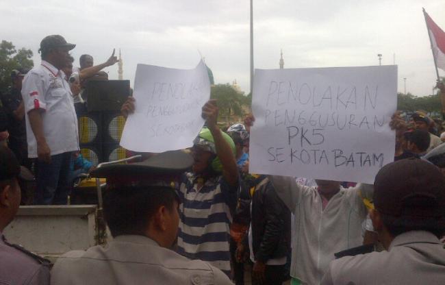 Ini Permintaan Pedagang Kaki Lima Sebelum Digusur Pemko dan BP Batam
