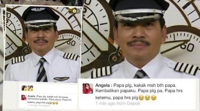  Putri Pilot AirAsia: Kakak Masih Butuh Papa, Kembalikan Papaku...