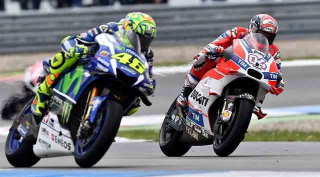  MotoGP Inggris: Ini Rahasia Dovizioso Taklukkan Rossi dan Vinales 