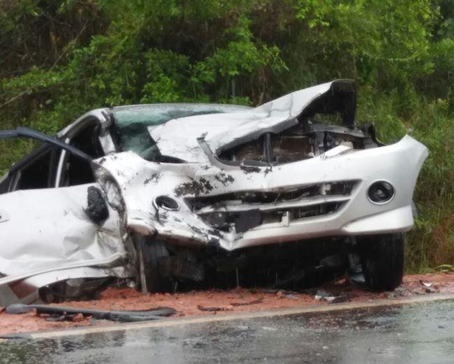 Foto-foto Kecelakaan Maut Anggota DPRD Bintan vs Protokol Pemkab Bintan