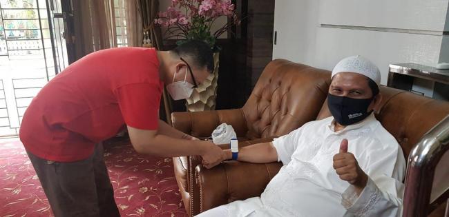 Sekda Kepri Arif Fadillah Dua Kali Jalani Rapid Test 