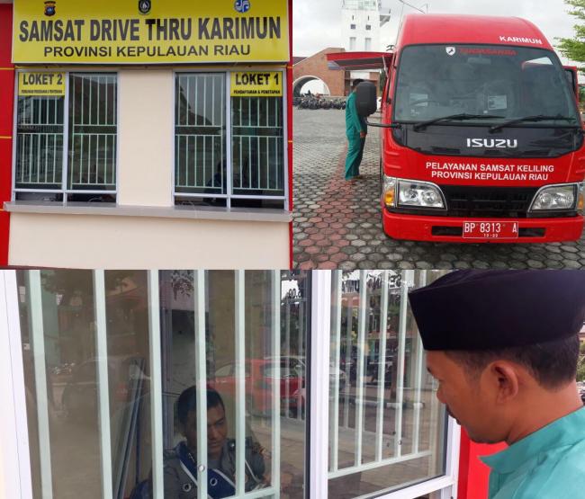 Layanan Samsat Drive Thru dan Samsat Keliling Sudah Bisa Dinikmati Warga Karimun