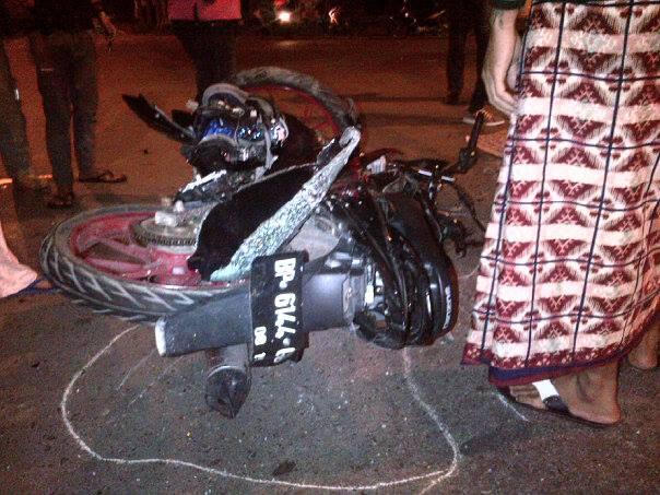 Kecelakaan Maut di Simpang Base Camp Batuaji, Seorang Pemotor Tewas di Tempat
