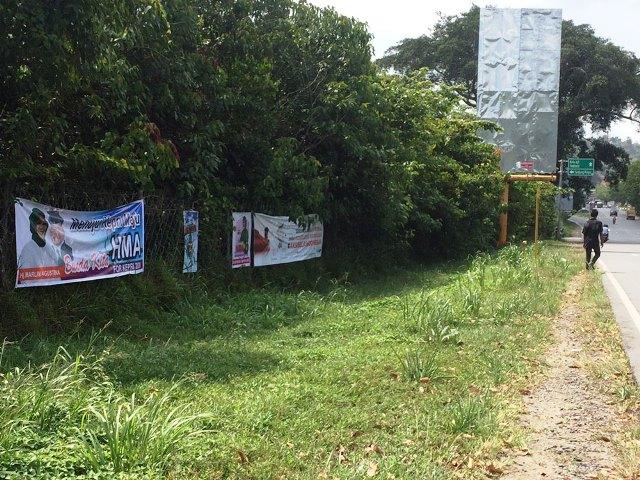 Spanduk Liar Calon Kepala Daerah Rusak Estetika Kota