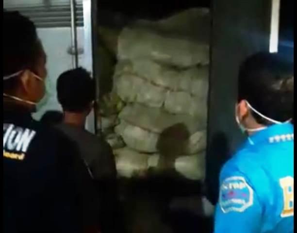 Kurir Narkoba Selipkan 300 Kg Ganja di Tumpukan Limbah Medis