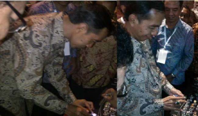 Ini Batu Bacan yang Dicoba Jokowi di Acara IFFINA