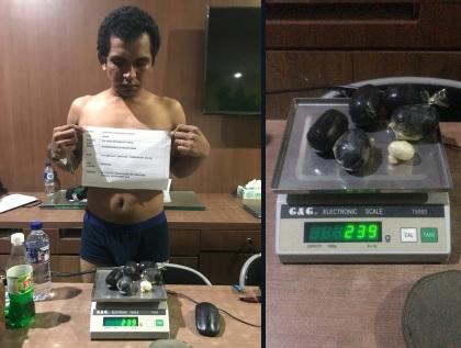 Untuk ke 49 Kalinya BC Batam Tegah Penumpang Bawa Sabu Tahun Ini