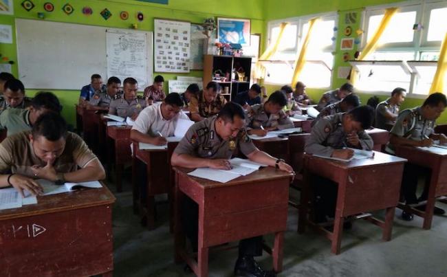 85 Anggota Polres Lingga Jalani Tes Psikologi, Layak atau Tidak Pegang Senjata Api?