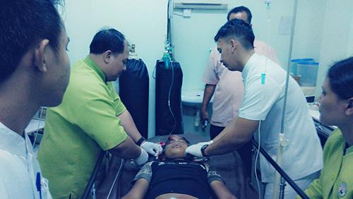 Foto-Foto Penanganan Medis Korban Kecelakaan di Bengkong Harapan Batam