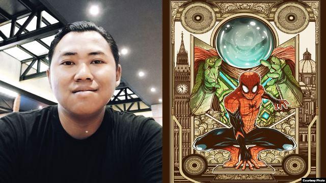 Ilustrator Indonesia Kampiun Lomba Poster Spider Man: Far from Home
