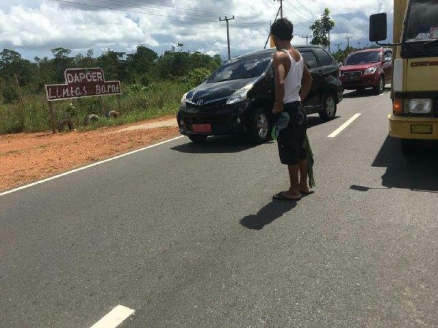Tabrak Truk Boks, Mobil Dinas Pemkab Bintan Malah Kabur