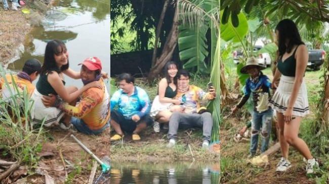 Viral Pemancingan Pakai Pemandu Wanita, Warganet: Pantes Bapak-bapak Hobi