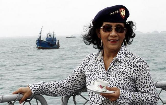 Menteri Susi Pudjiastuti Pilih Nyoblos di Kepri