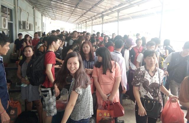  Ribuan Warga Mulai Tinggalkan Batam Rayakan Imlek