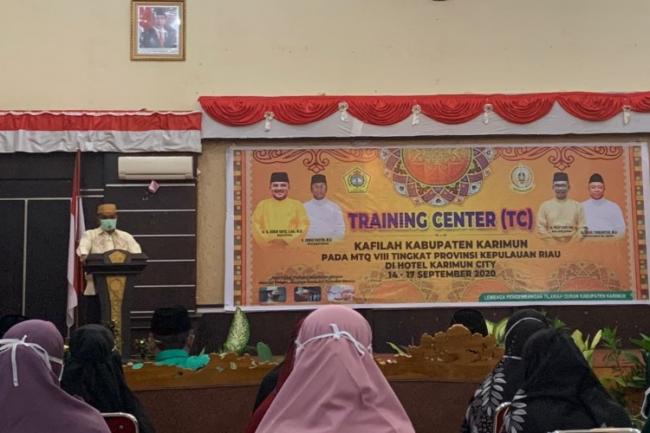 Tatap MTQ Kepri, Kafilah Karimun Gelar Pemusatan Latihan