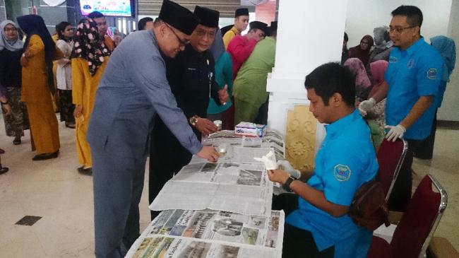194 Pegawai Setwan DPRD Batam Dites Urine, Ini Hasilnya
