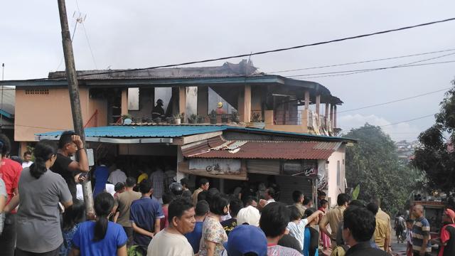 Kebakaran di Bengkong Permai Hanguskan 4 Kamar Kos