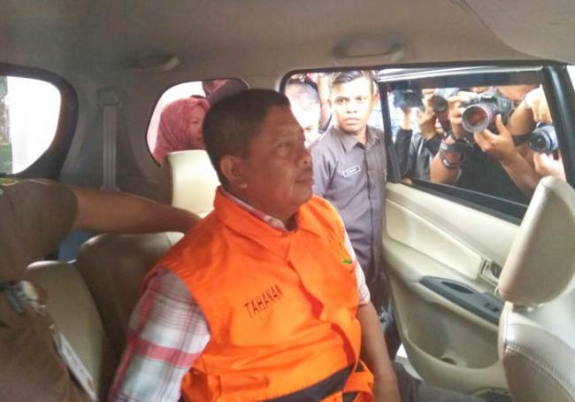 Kasus Dugaan Korupsi RTH dan Tugu Antikorupsi, Menantu Mantan Gubri Ditahan
