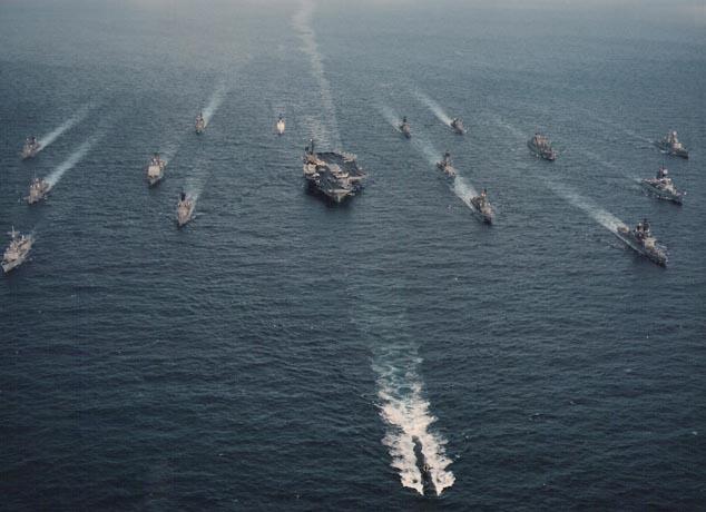  Rombongan Kapal Induk Kedua AS Mendadak Bergerak ke Korea Utara